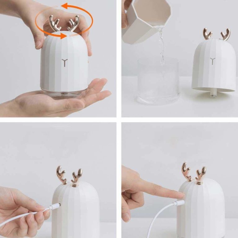 Humidificateur d'air à ultrasons USB arôme diffuse... - Grandado