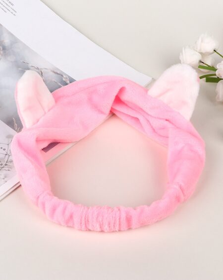 shineboutique, bandeau maquillage chat, bandeau soin visage chat