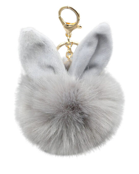 Porte-clés à Plumes Et Pompons Brillants - 17 Cm, Alliage, Pour Sacs, Sacs à Dos, Cadeau élégant Pour Femme