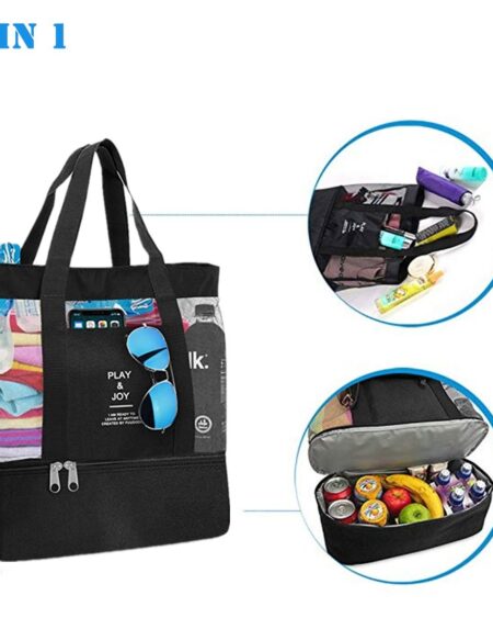 shine boutique, sac isotherme playa, sac de plage, sac fourre-tout, sac de course