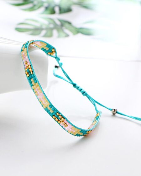 shine boutique, bracelet Maya, bracelet perles miuky, bracelet bohème chic, bracelet fantaisie