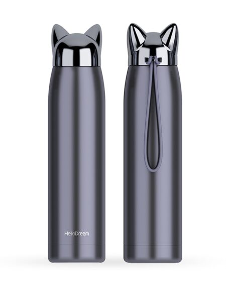 shine boutique, bouteille isotherme chat, thermos