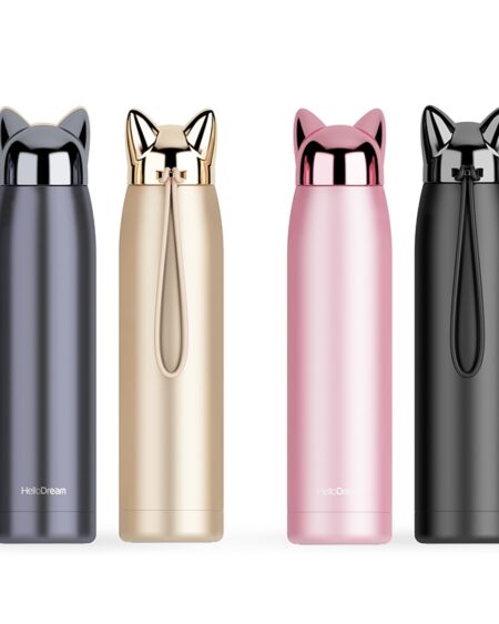 shine boutique, bouteille isotherme chat, thermos