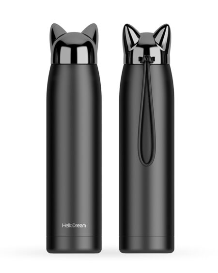 shine boutique, bouteille isotherme chat, thermos