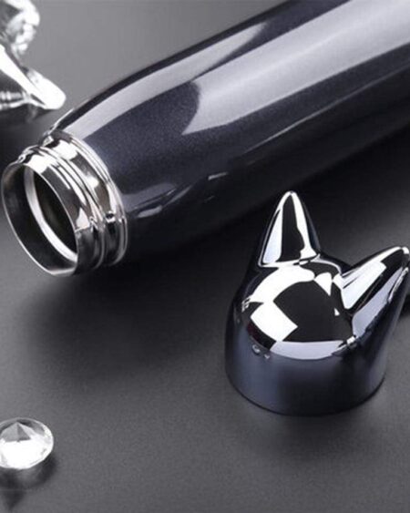 shine boutique, bouteille isotherme chat, thermos
