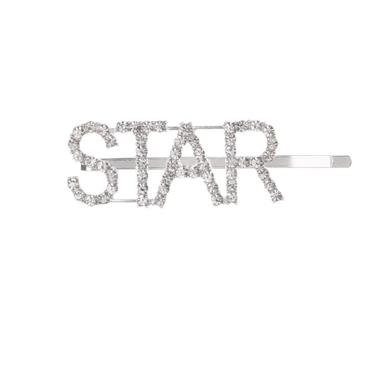 Broche Barrette Métal Et Strass Numéro 403 - Occasion En état Neuf