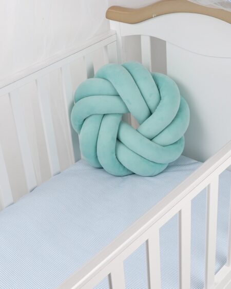 shineboutique, coussin nœud rond, coussin décoration, oreiller velours, coussin pelote, coussin tube