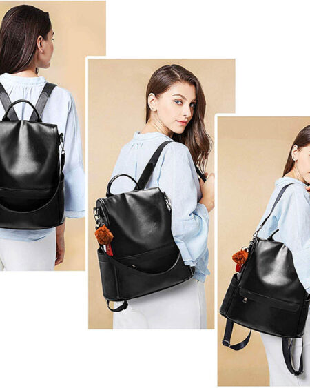 shineboutique, sac à fermeture cachée palma noire