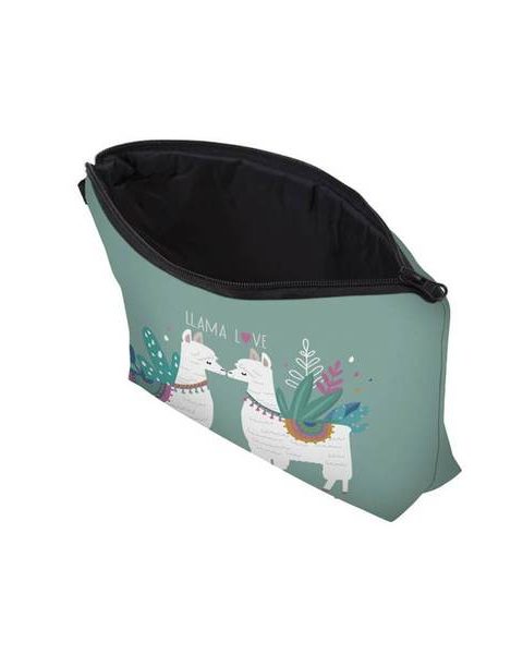 Trousse De Maquillage Ovale Catseye - Motif Bouledogues Français à La Plage | Imperméable En PVC