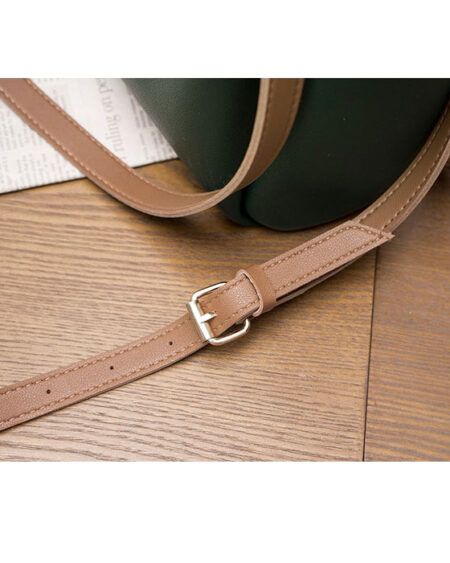 shine boutique, sac cabas cuir adriana vert, sac bandoulière femme