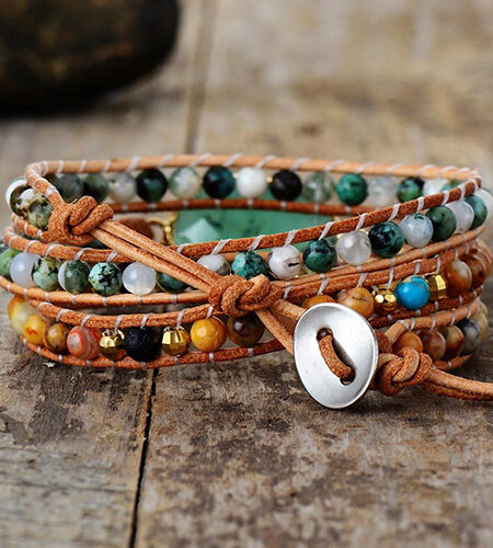 bracelet enroulé jade