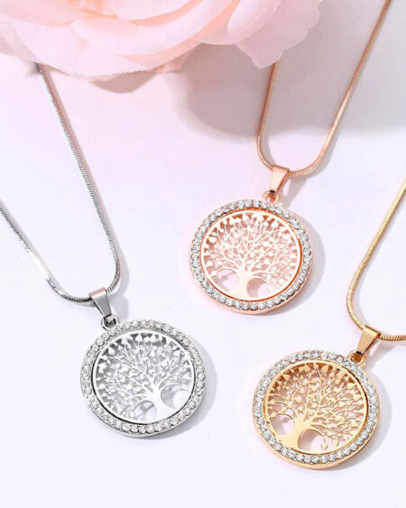 shineboutique, collier arbre de vie