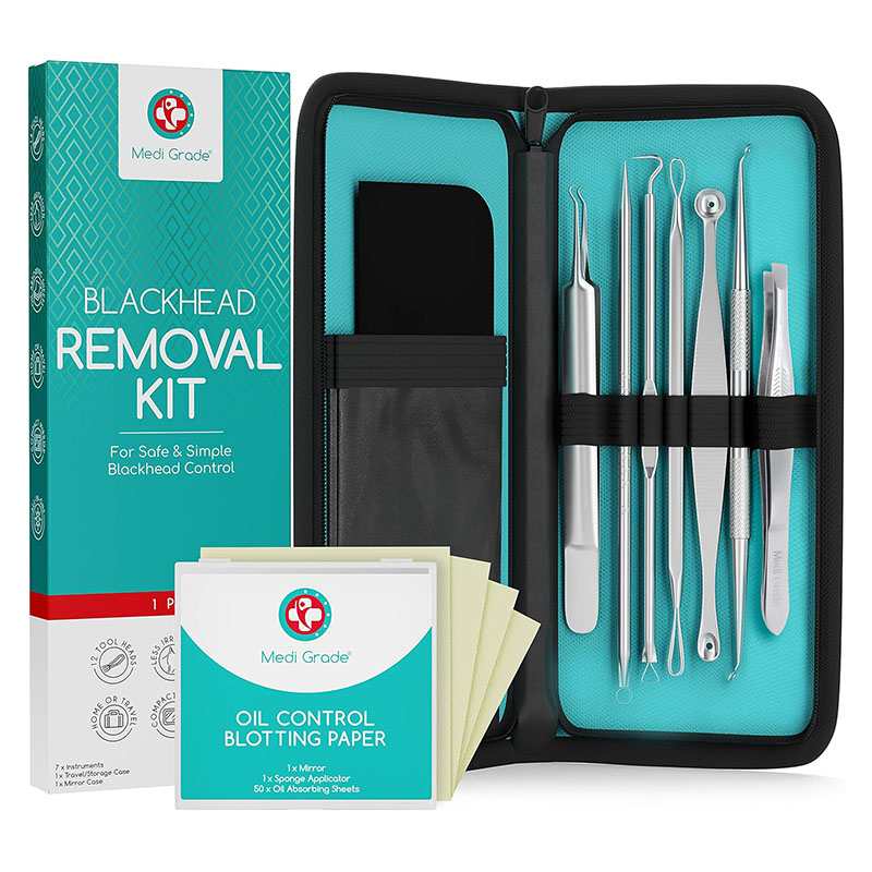 Kit de 7 Instruments d’Extraction de Point Noir