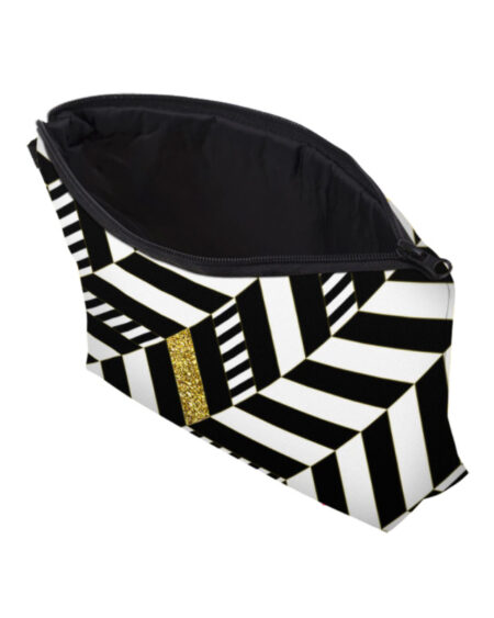 trousse maquillage géométrique, shineboutique