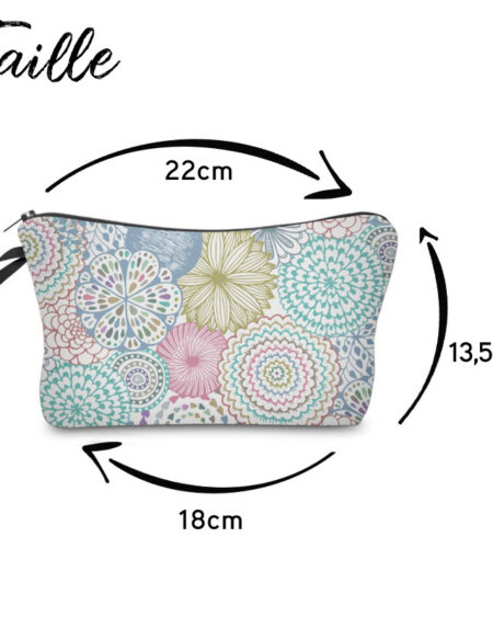 trousse maquillage mandala, shineboutique