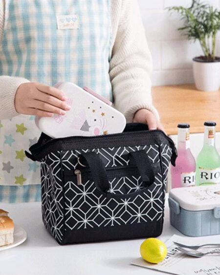 lunch bag géométrique