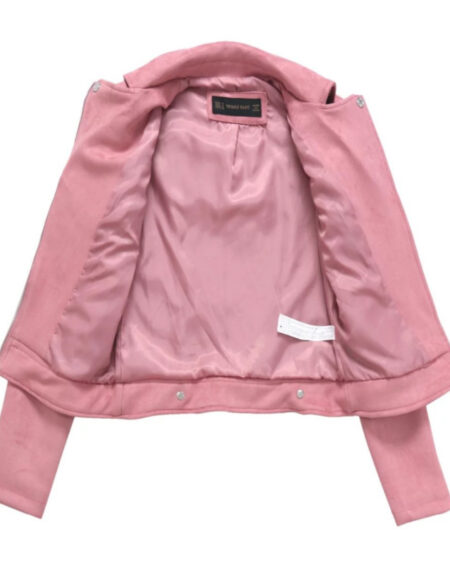 veste boho daim frange