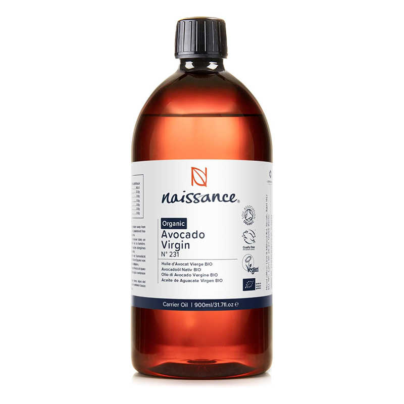 Naissance Huile Végétale D'Avocat Vierge BIO (No. 231) - 900 ml - Naturelle Cosmétique