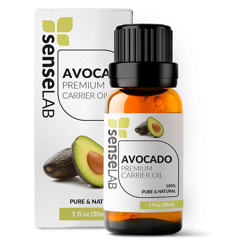 SenseLAB Huile d'avocat - Huile de support naturelle 100% pure, pressée à froid, pour mélanges d'huiles essentielles