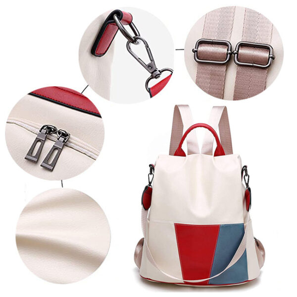 Sac De Voyage Chapel En Cuir Tricolore - Overnight Bag - Occasion Bon état