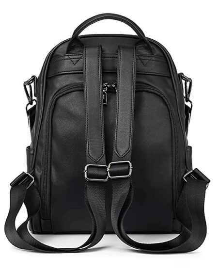 Sac à dos Antivol Femme Cuir Zèbre - MENCIA