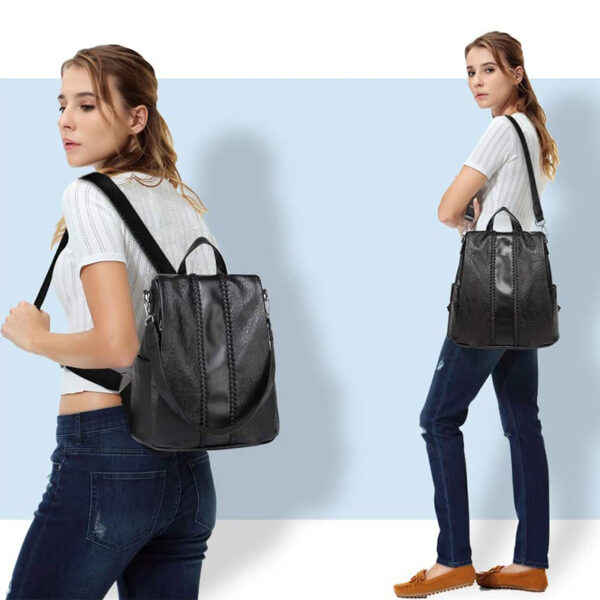 Sac Cabas Carla Berry Bandoulière Noir - 36x33 Cm Impeccable