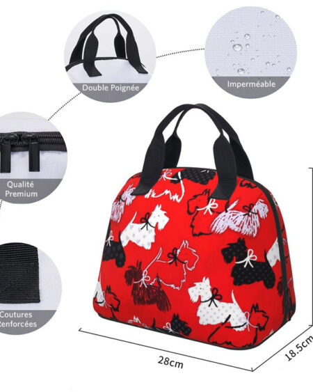 Petit Lunch Bag Femme West Highland