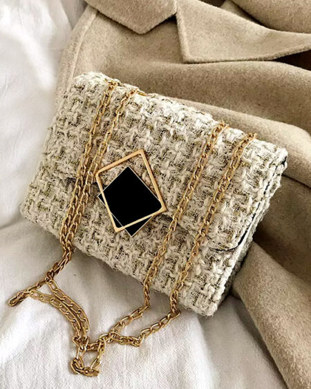 sac tweed porte epaule Sixtine