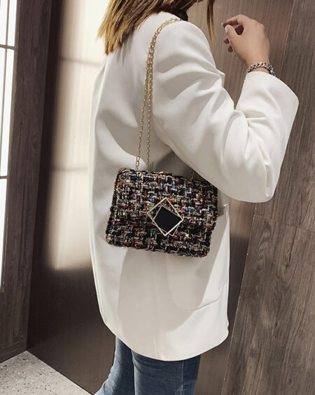 sac tweed porte epaule Sixtine