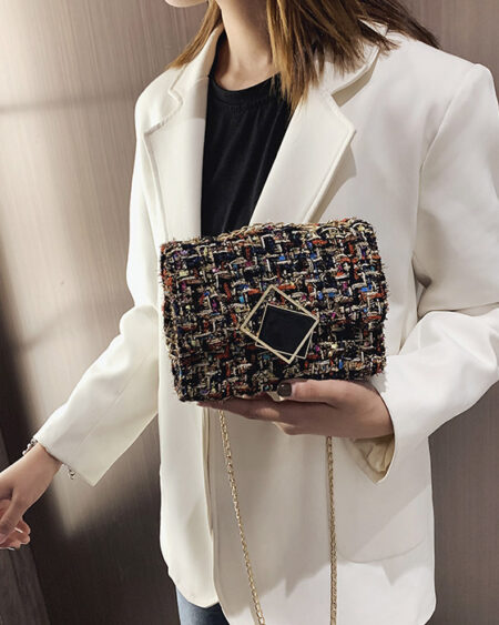 sac tweed porte epaule Sixtine