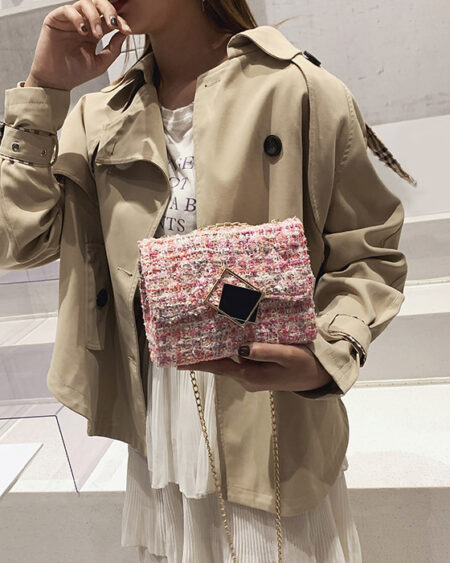 sac tweed porte epaule Sixtine