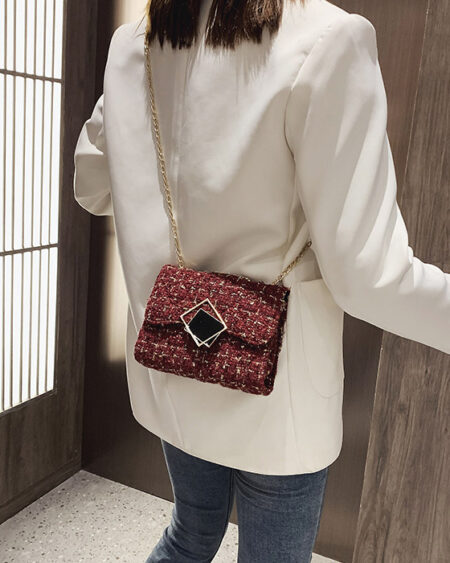 sac tweed porte epaule Sixtine