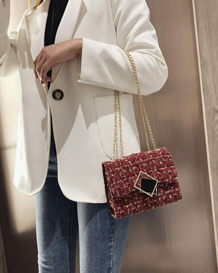 sac tweed porte epaule Sixtine