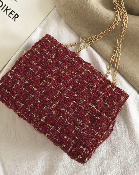 sac tweed porte epaule Sixtine