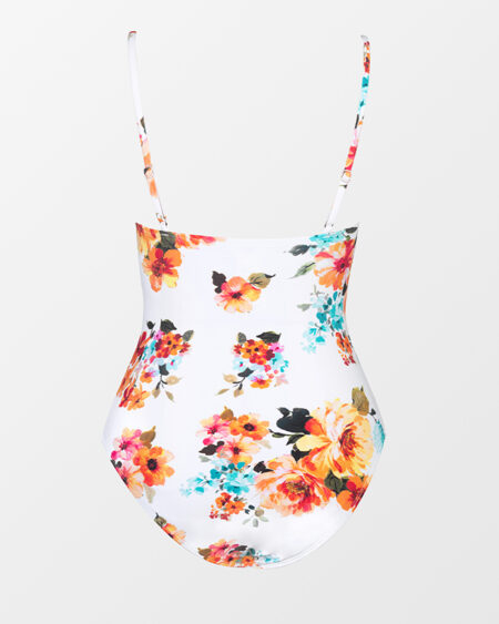 maillot de bain 1 piece boheme fleurs