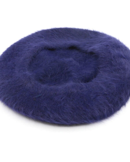 Béret Basque Angora - Bleu