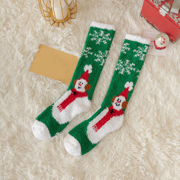 Chaussettes Hautes Femme Arc-en-Ciel à Pois Jaunes - Parfaites Pour Carnaval, Halloween Et Cosplay, Taille Unique