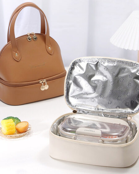 Lunch Bag Isotherme Femme Cuir