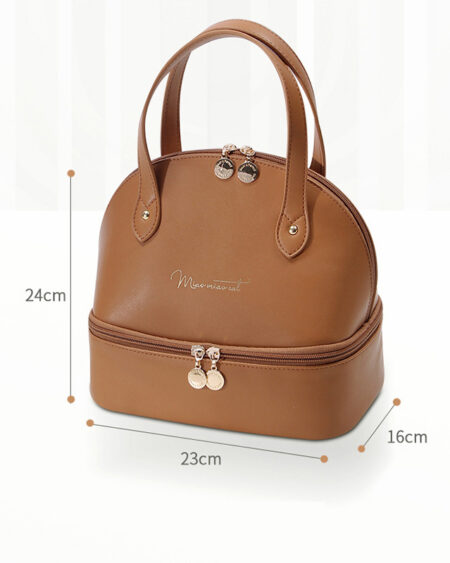 Lunch Bag Isotherme Femme Cuir