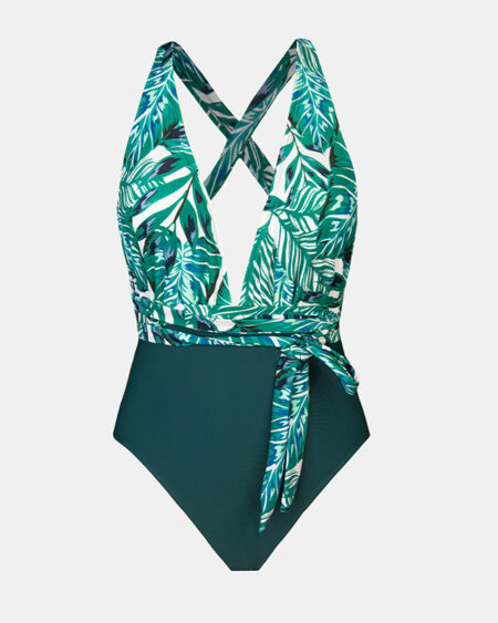 Maillot De Bain Boh me 1 Pi ce Crois Tropical ShineBoutique