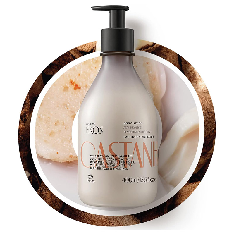 NATURA - Lait Hydratant Corps Ekos Castanha, amazon