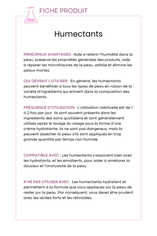 Humectants Definition Simple Qu'est-ce qu'un Humectant en Cosmétique ? Définition, Utilisation ...