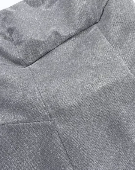 Robe de Soirée Courte Trapèze Nœud Argent