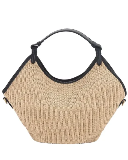 Grand Sac Cabas Paille Tissé