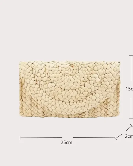 Sac Pochette Paille Tressée Bohème