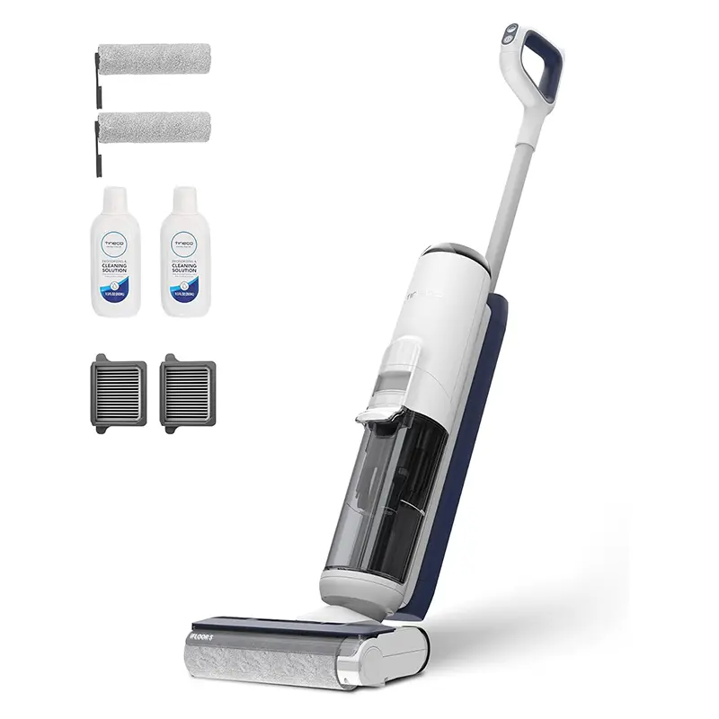 Tineco iFLOOR 5 Breeze Complete Nettoyeur de Sol, Aspirateur Sec Humide sans Fil, Nettoyage en Un Seul Passage des sols durs, Nettoyage dans Les Angles, Auto-Nettoyage Automatique, Conception légère