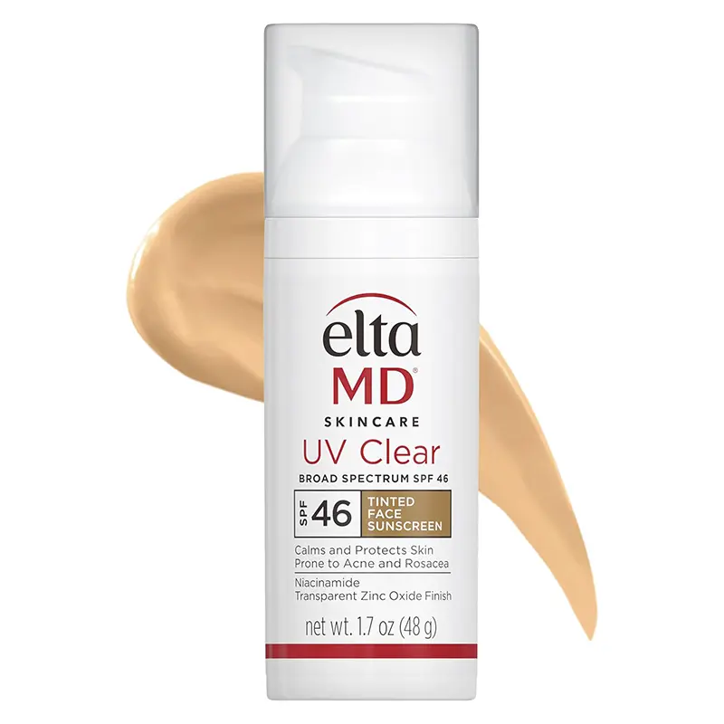 EltaMD UV Clear Facial Sunscreen SPF 46 - Tinted For Unisex 1.7 oz Sunscreen