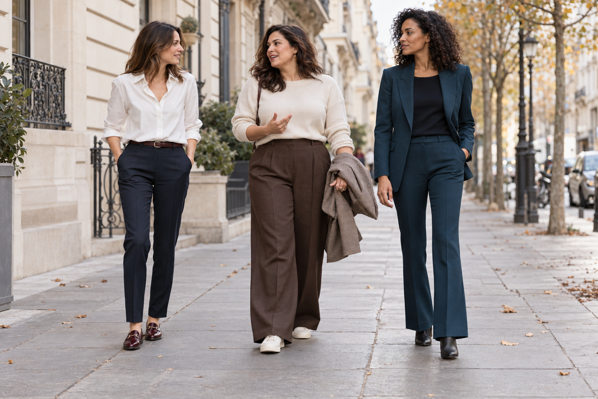 Pantalon de tailleur femme : les coupes et les tendances à adopter cet automne-hiver 2026